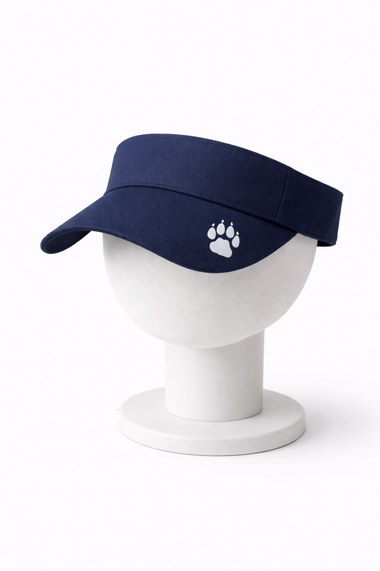 Navy Visor Hoed